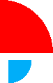 Formen in den Logofarben von Willem Kühlsysteme